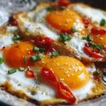 Spicy Sweet and Sour Fried Eggs