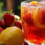 Strawberry Peach Lemonade