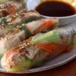 Teriyaki Chicken Rice Paper Rolls