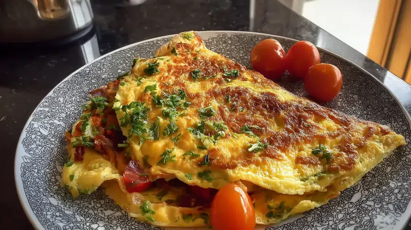 Veggie Cheese Omelette