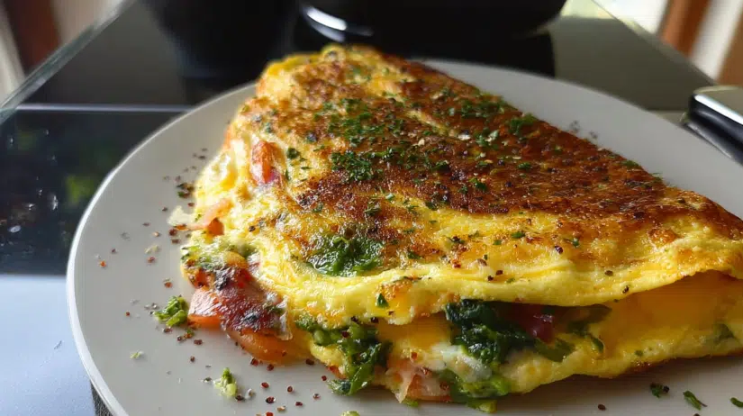Veggie Cheese Omelette