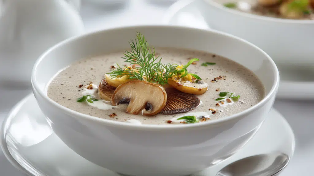 creamy mushroom soup