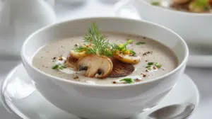 creamy mushroom soup