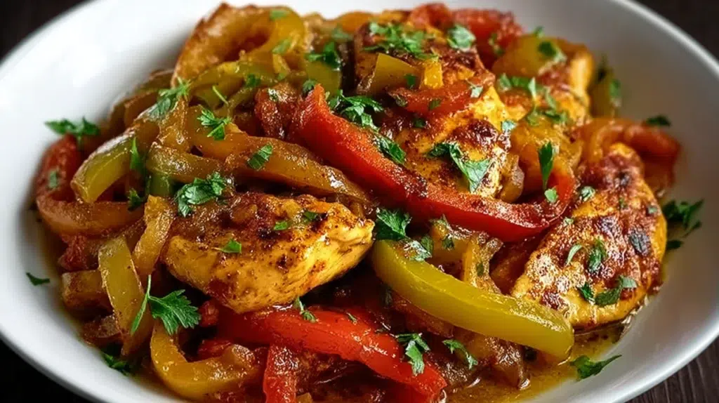 Banana Pepper Chicken Skillet recipe