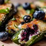 Blueberry Brie Jalapeño Poppers