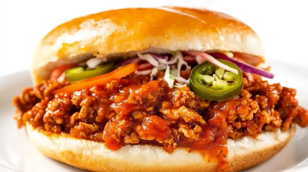 Cajun chicken sloppy joes
