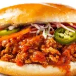 Cajun chicken sloppy joes