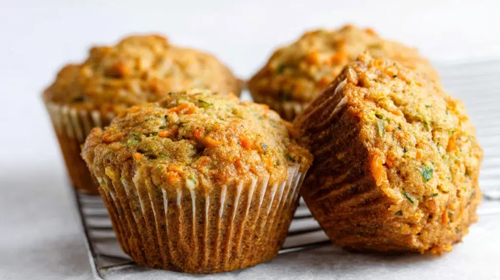 Carrot Zucchini Muffins recipe