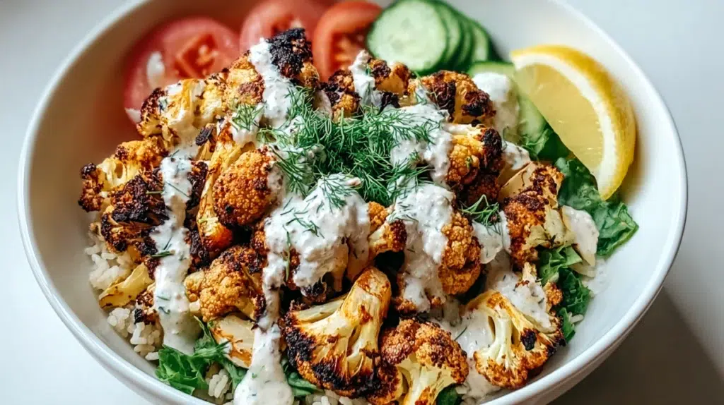 Cauliflower Shawarma Bowl recipe