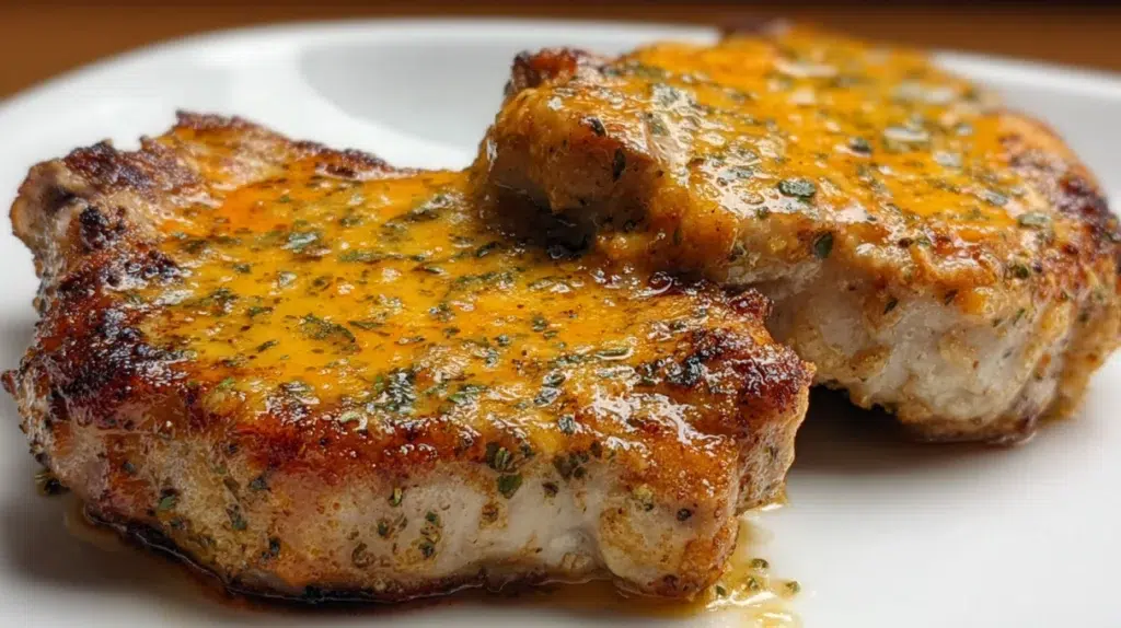 Cheddar ranch pork chops recipe