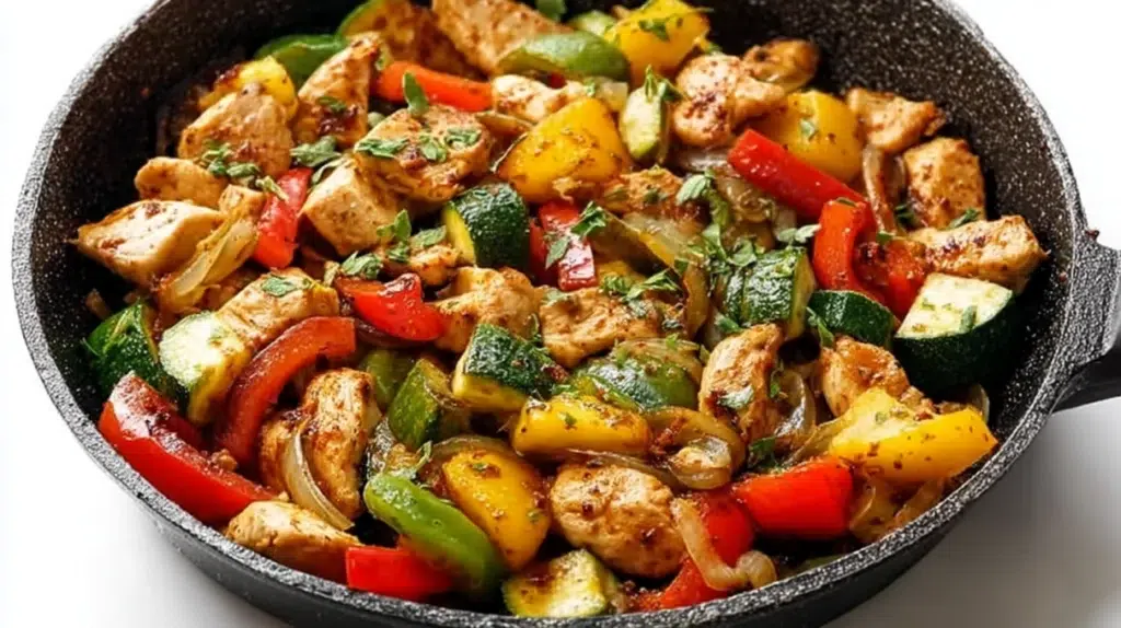 Chicken and Vegetables Skillet recipe