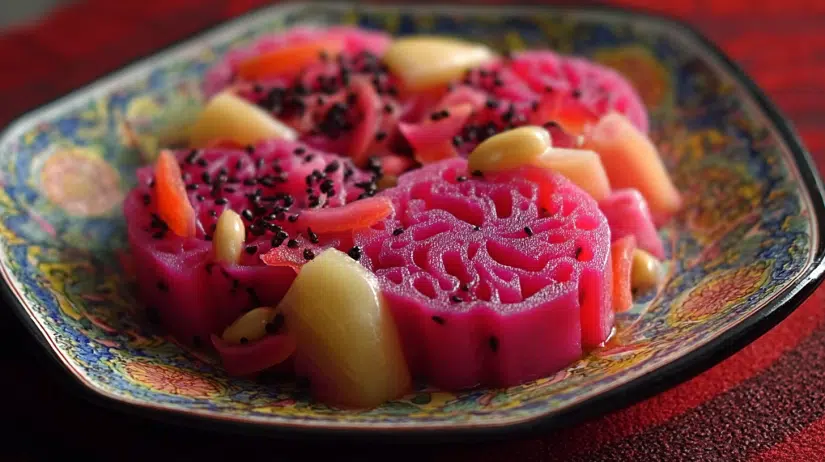 Dragon Fruit Savoury Bean Salad