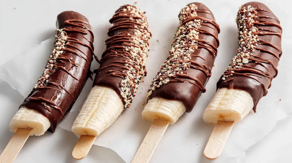 Frozen Chocolate Banana Pops recipe