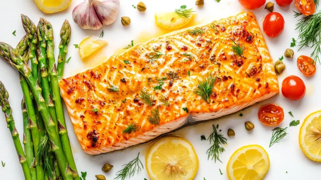 Lemon garlic salmon