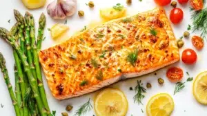 Lemon garlic salmon