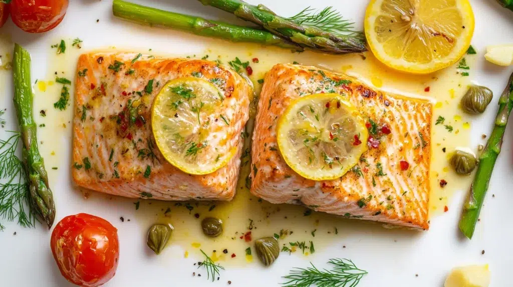 Lemon garlic salmon