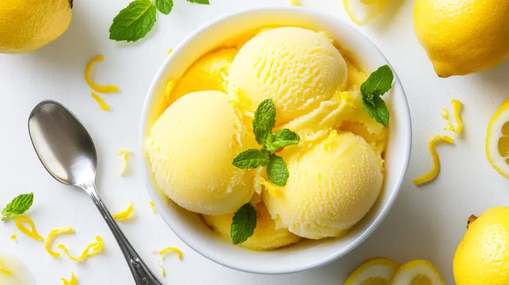 Lemon sorbet