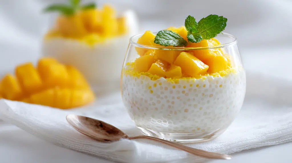 Mango Tapioca Pudding