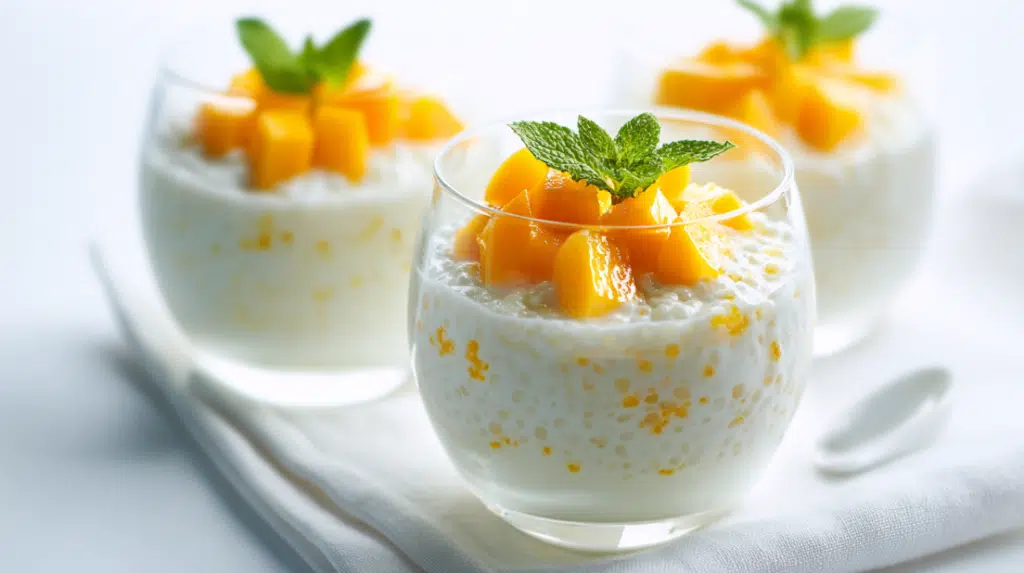 Mango Tapioca Pudding