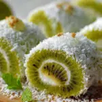 No Bake Kiwi Coconut Rolls