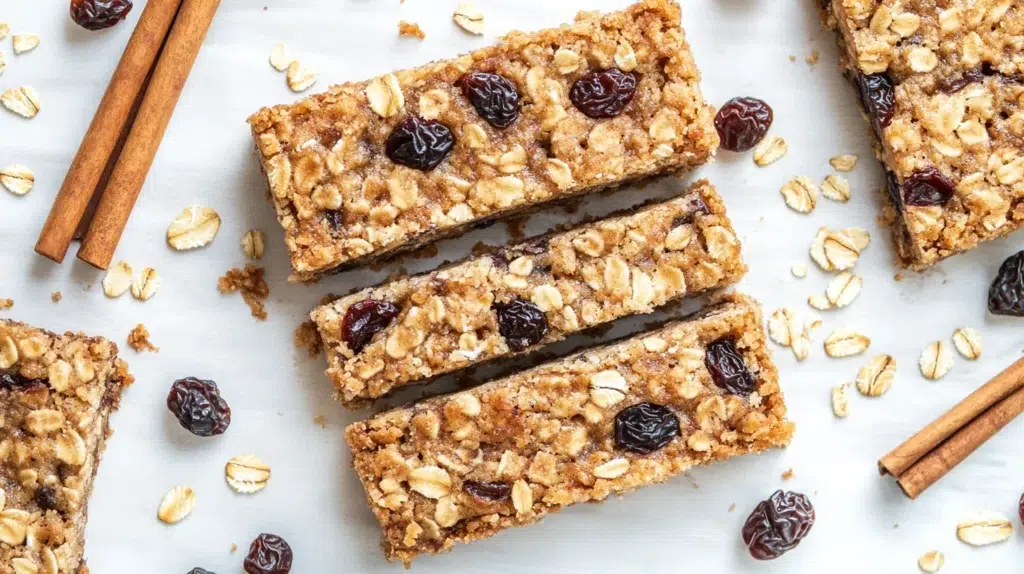 Oatmeal raisin bars