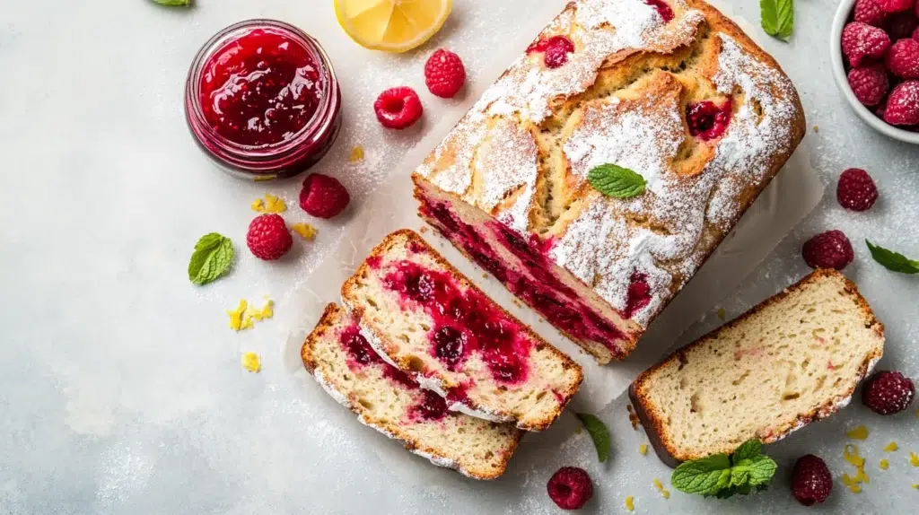 Raspberry bread