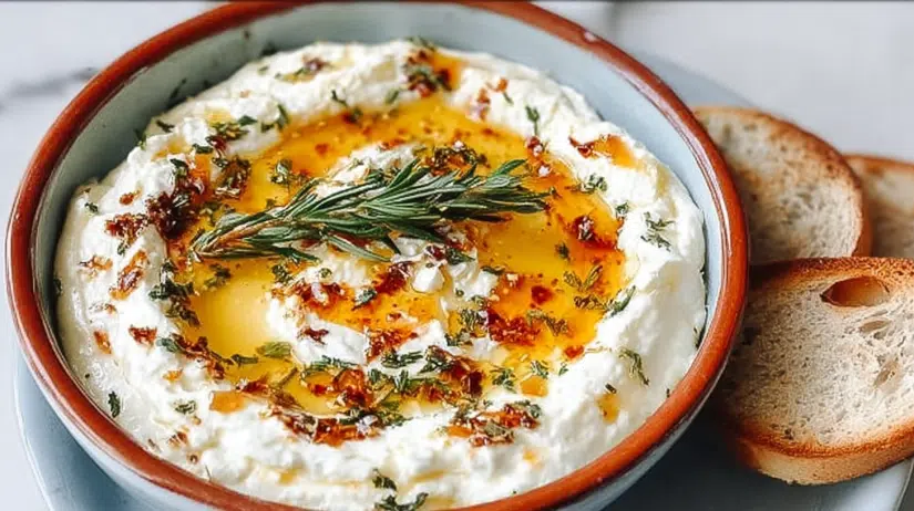 Ricotta Dip with Hot Honey