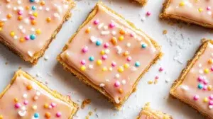 Salted Caramel Brown Sugar Pop Tart Cookie Bars