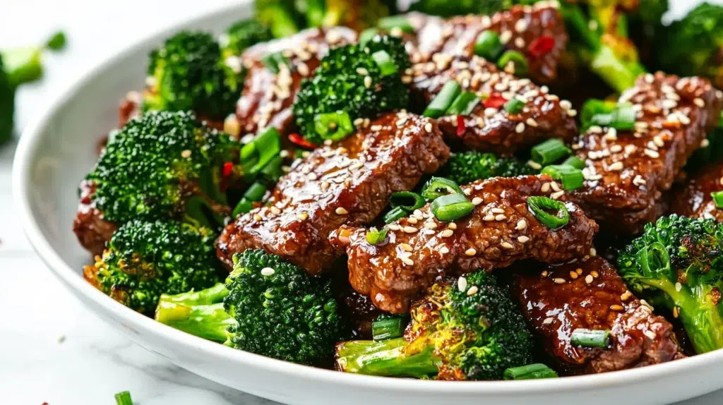 Sheet Pan Beef and Broccoli