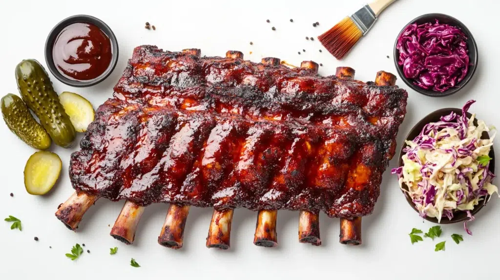 Smoked pork ribs