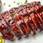 Smoked pork ribs