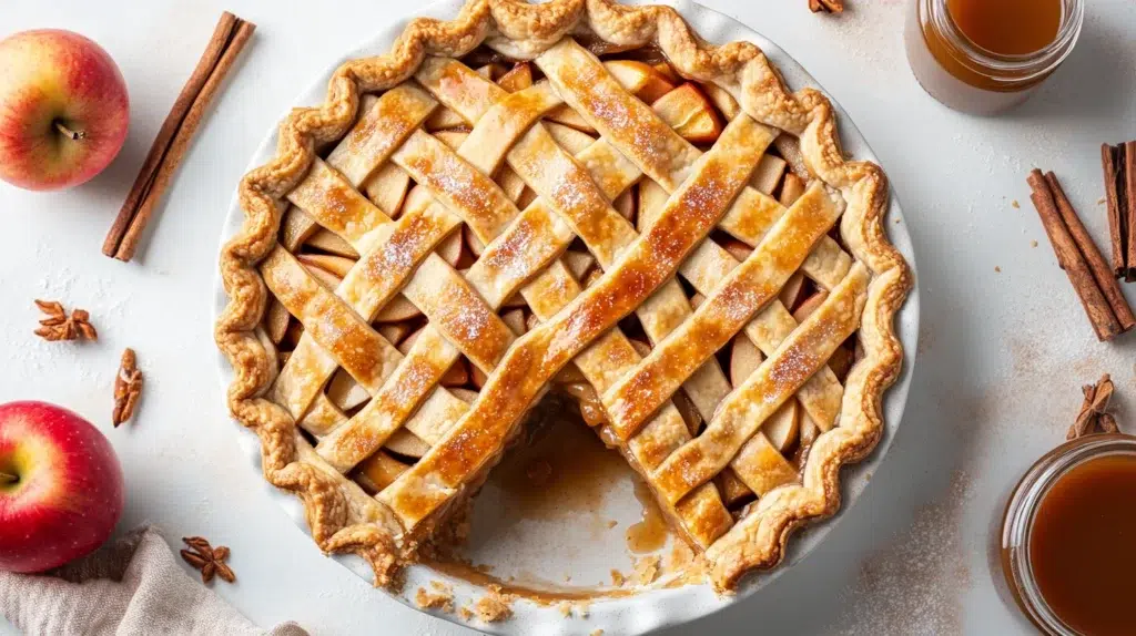 Sourdough apple pie