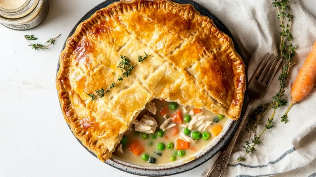 Sourdough chicken pot pie