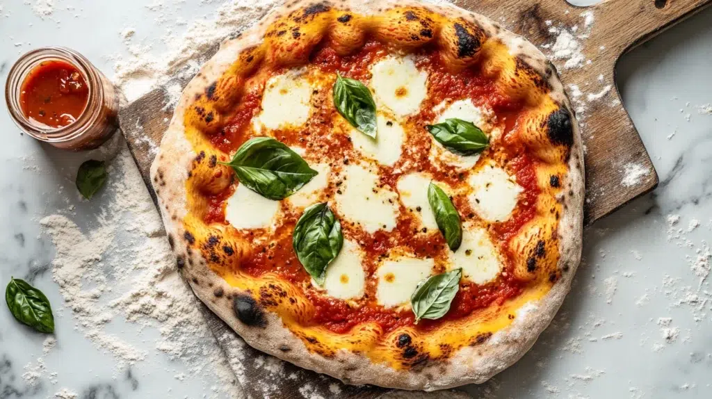 Sourdough discard pizza dough