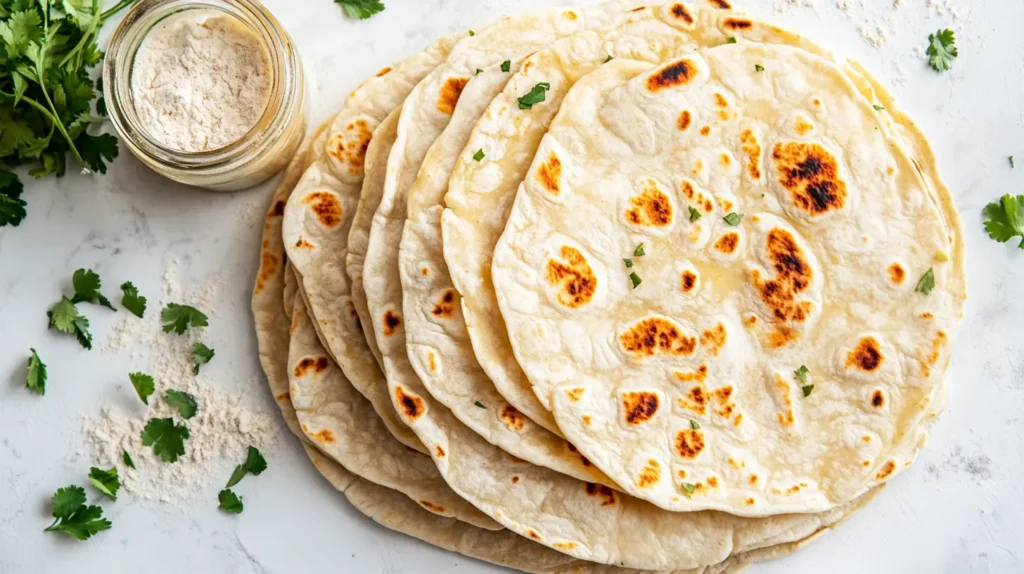 Sourdough discard tortillas