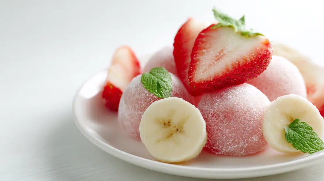 Easy Strawberry Banana Mochi Recipe