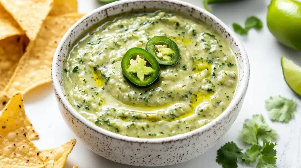 Taqueria Style Creamy Jalapeno Salsa