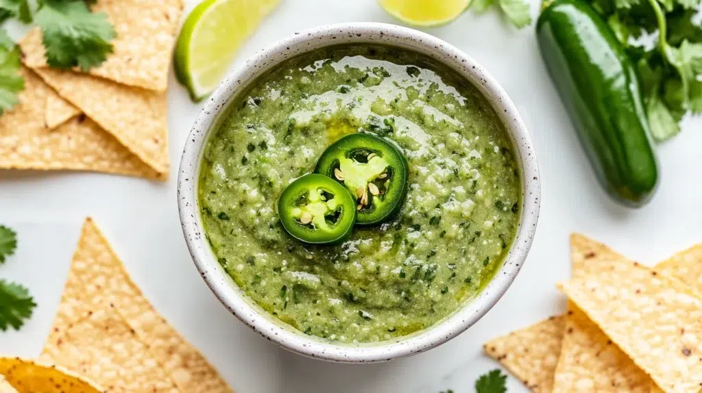 Taqueria Style Creamy Jalapeno Salsa