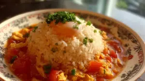 Tomato and Egg Rice