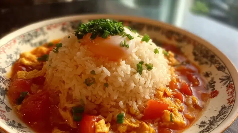Tomato and Egg Rice