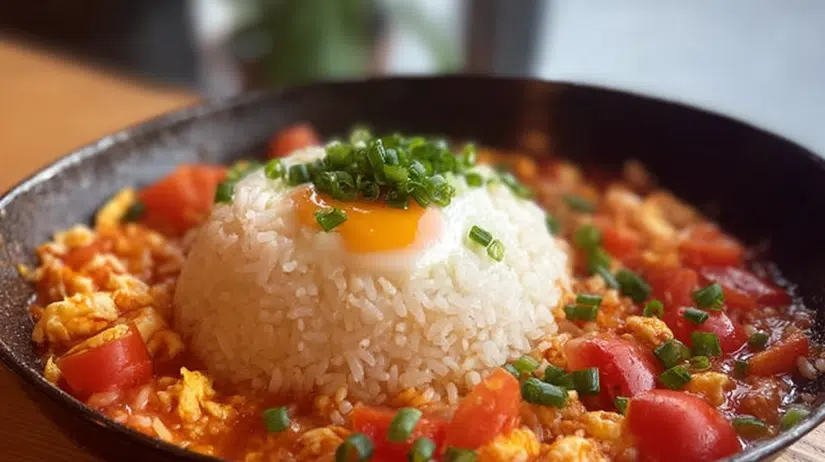 Tomato and Egg Rice