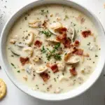 Traditional clam chowder