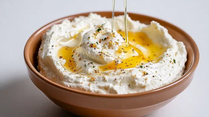 Whipped Feta with Honey Dip recipe