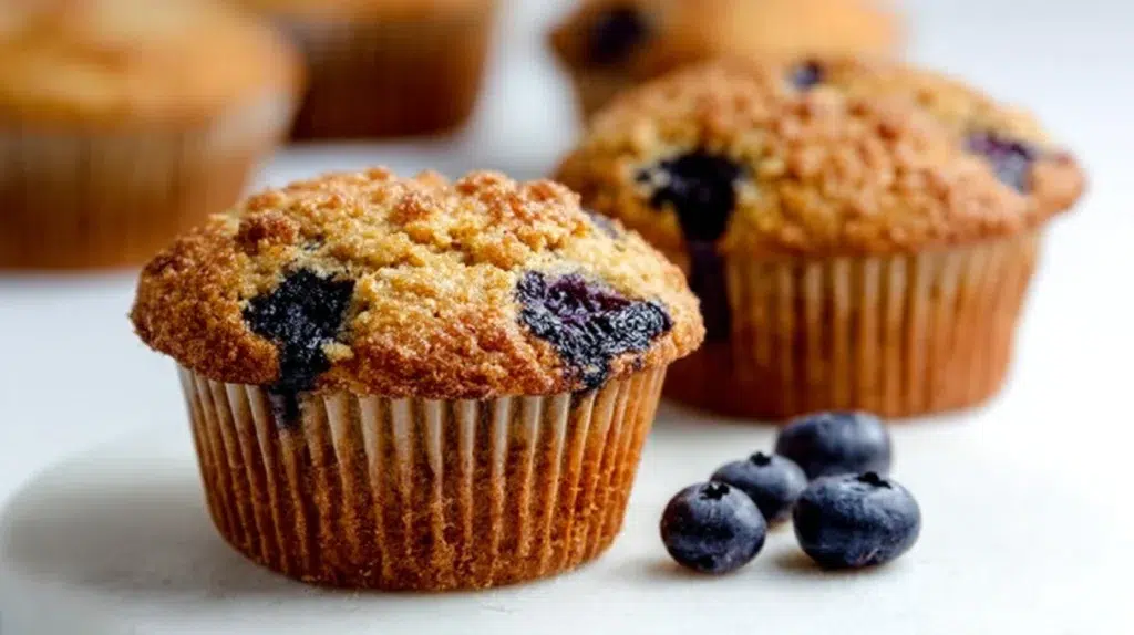 Blueberry oatmeal muffins recipe