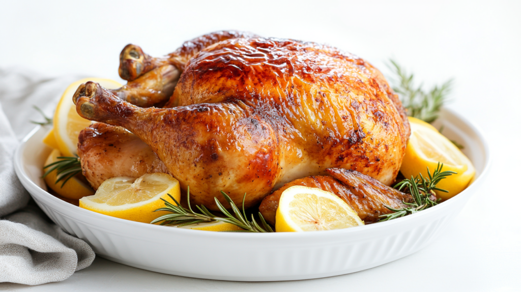 Honey Lemon Roast Chicken