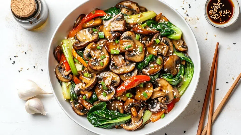 mushroom stir fry