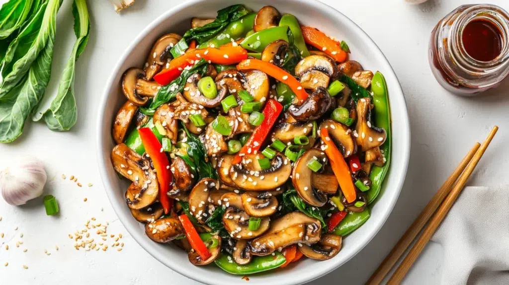 mushroom stir fry
