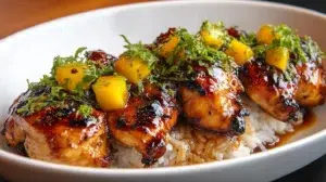 Asian Mango Glazed Chicken