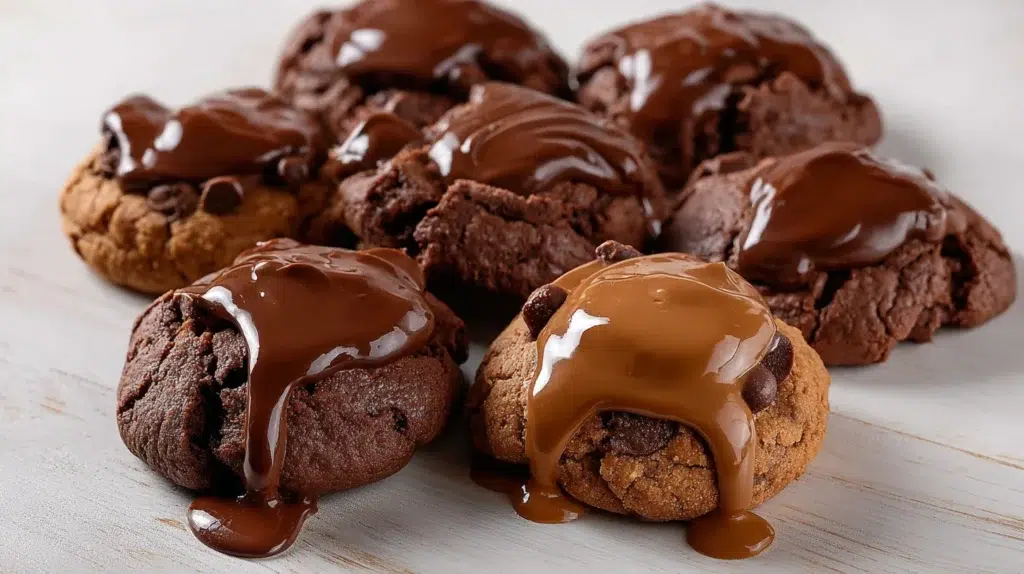 Buckeye Brownie Cookies