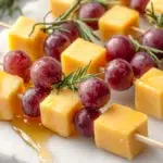 Cheese and Grape Skewers